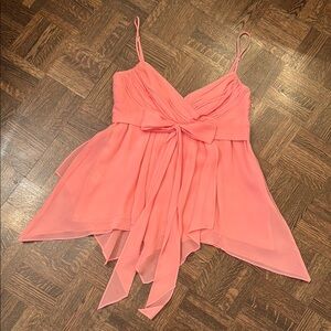 BCBG MaxAzria Pink Women's silk Top size XS